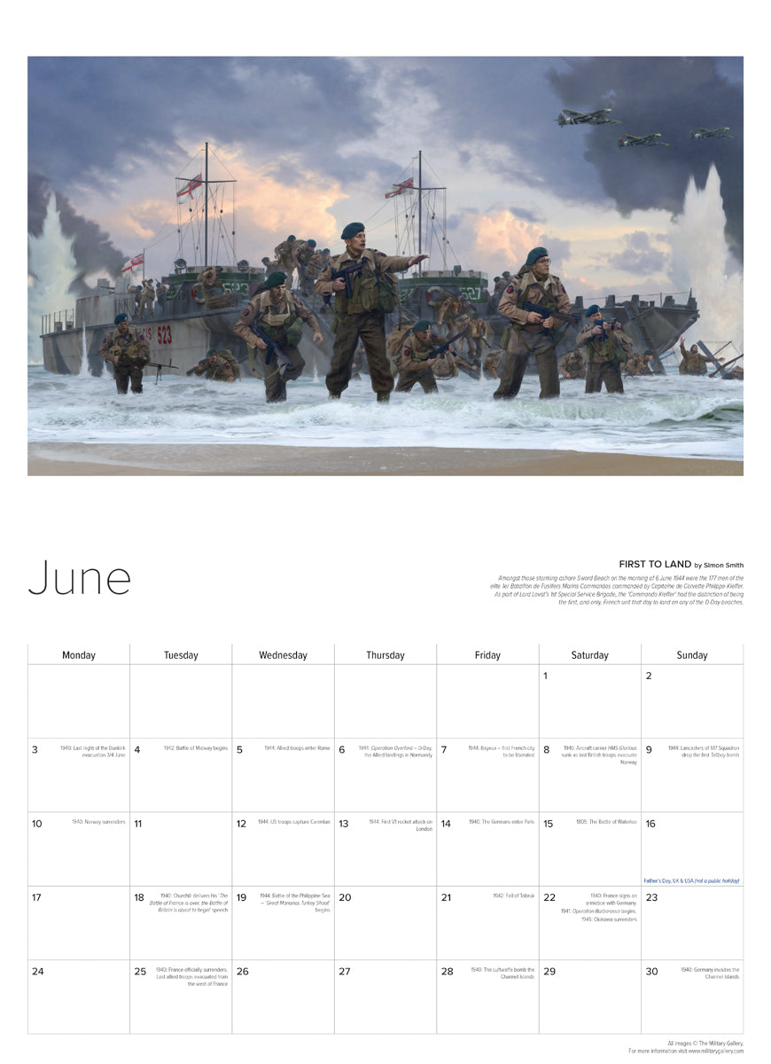 D-Day 80 Calendar 2024 + FREE PATCH